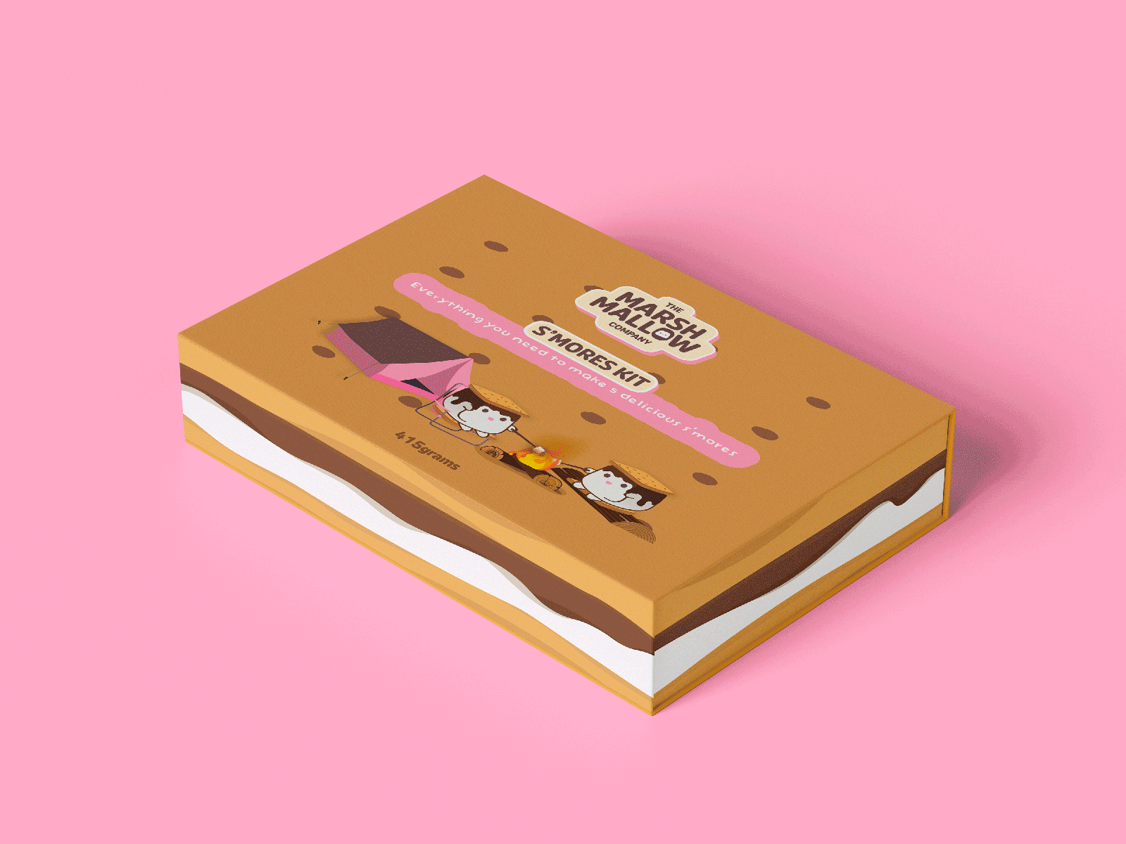 S'mores Kit Mailer Box — Identité & Packaging — visuel 1