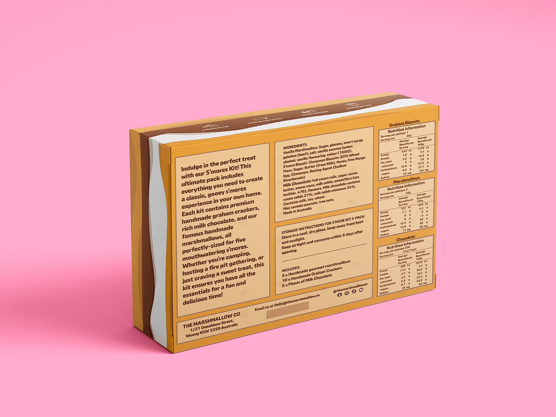 S'mores Kit Mailer Box — Identité & Packaging — visuel 6