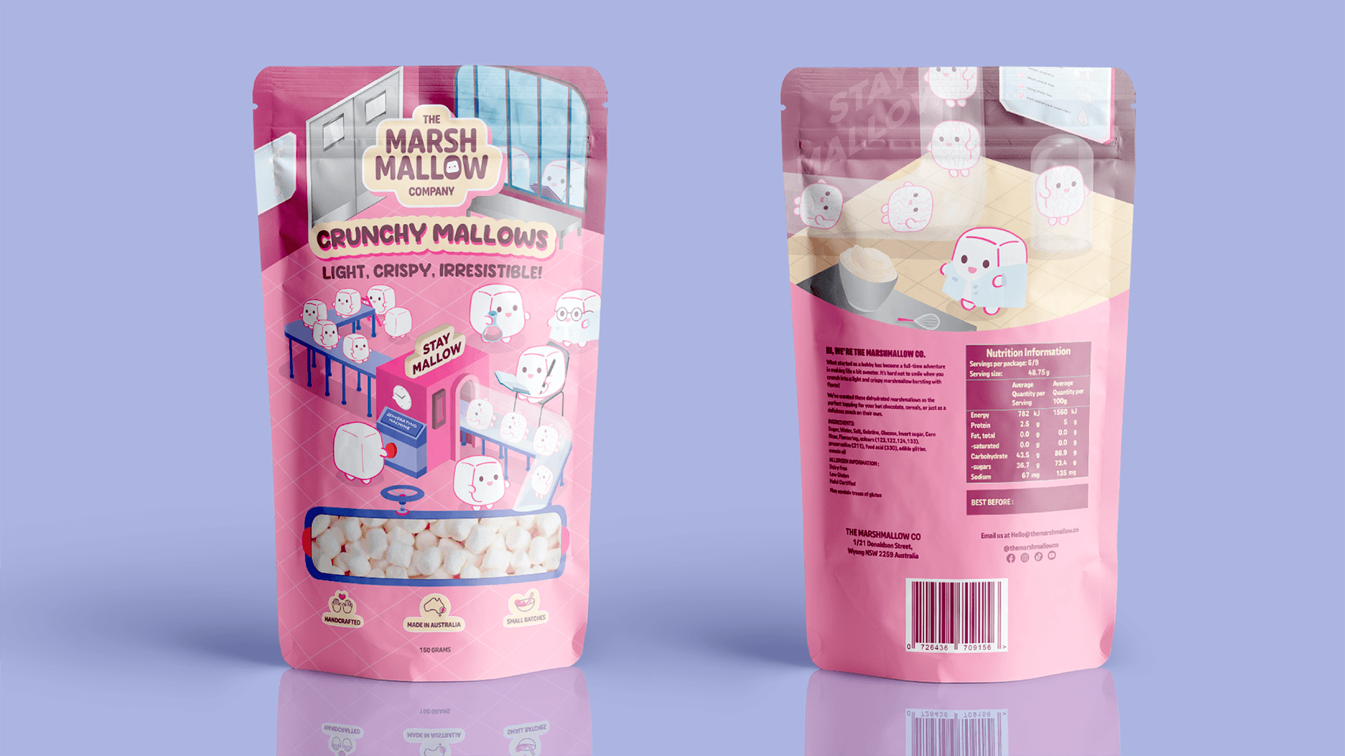 Guimauves Croustillantes - Design Packaging — visuel 1
