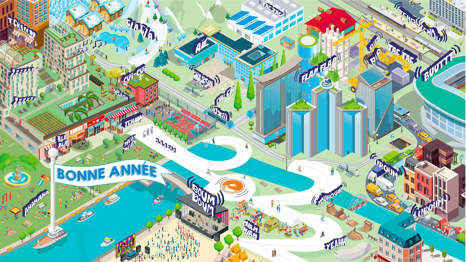 Carte de vœux interactive, Branding