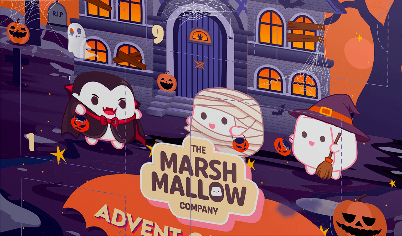Calendrier de l’Avent Halloween, visuel 1