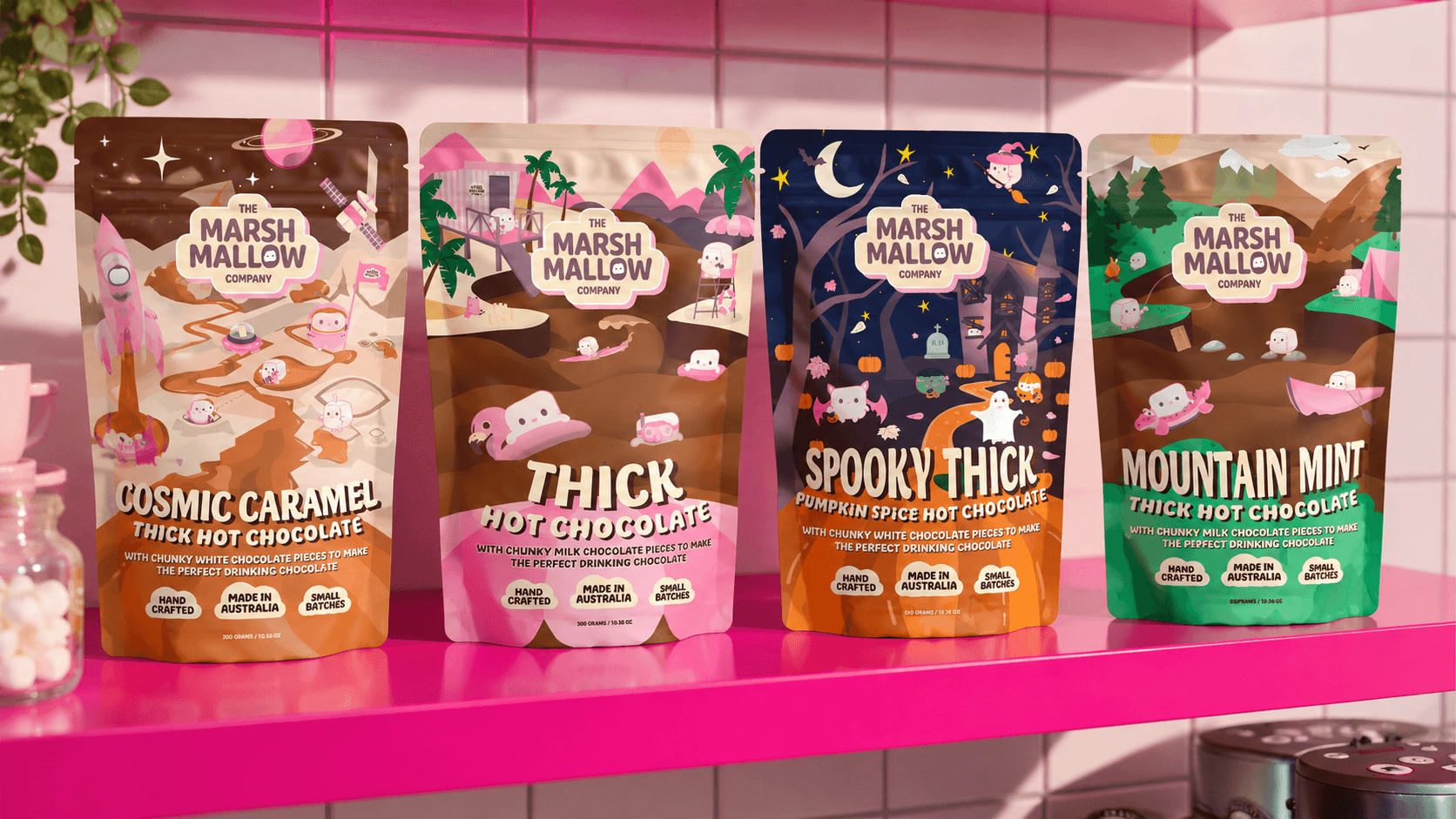 Chocolat chaud, Packaging