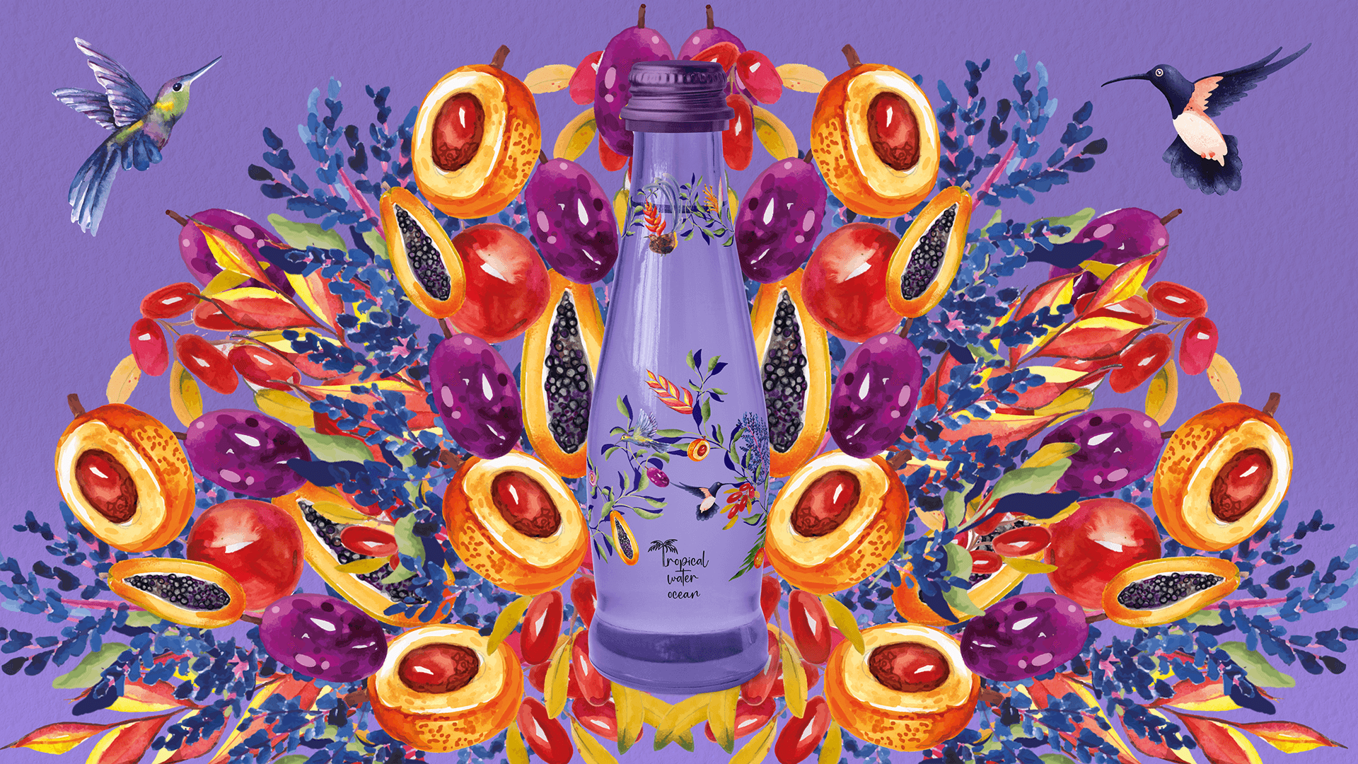 Eau minérale aromatisée, Packaging